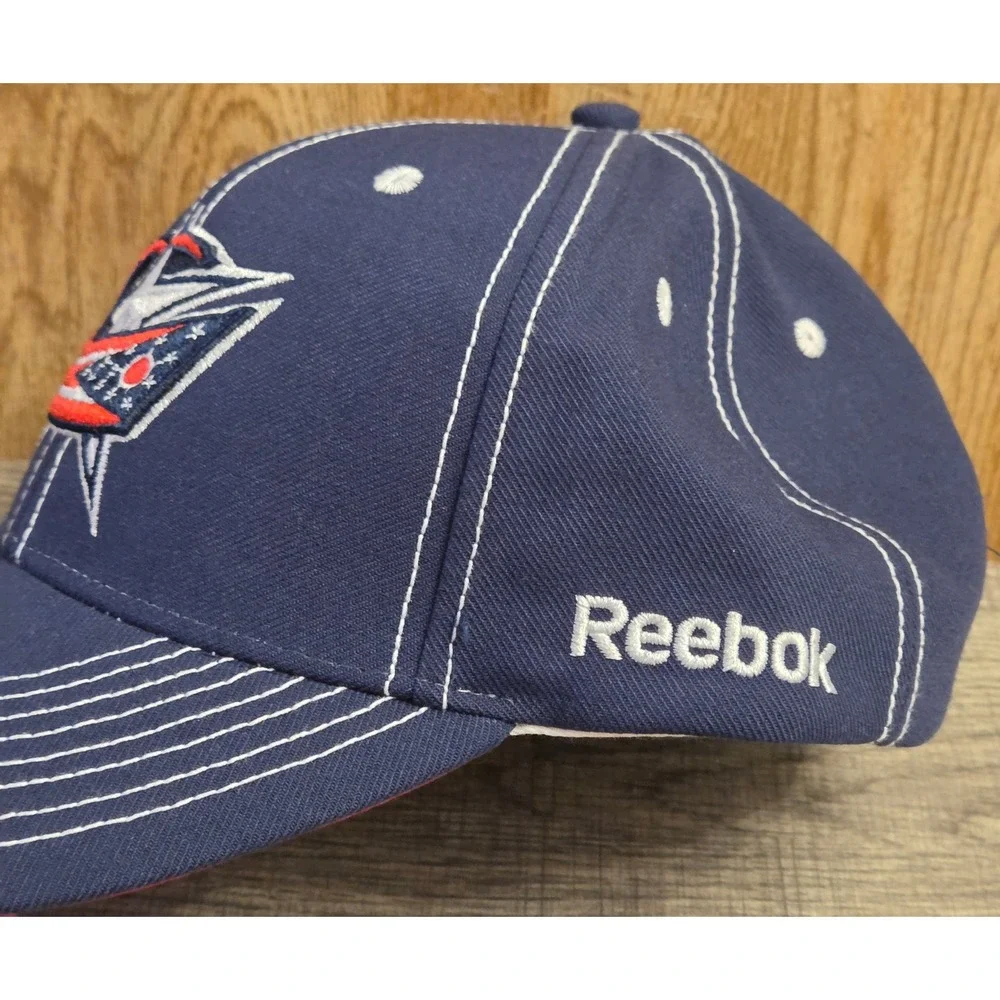 NWOT Columbus Blue Jackets Hat NHL Reebok Adjustable Strapback Cap Size